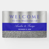 Welkomstbanner voor bruiloft spandoek (Horizontaal)