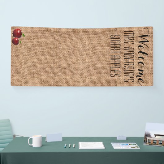 Welkomstbanner voor klaslokaal spandoek (Beurs)