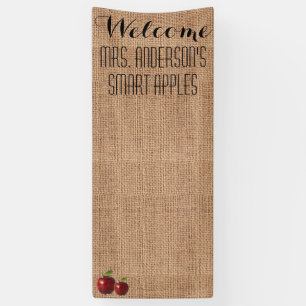 Welkomstbanner voor klaslokaal spandoek