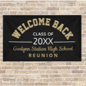Welkomstbanner voor Reunion back Class Spandoek