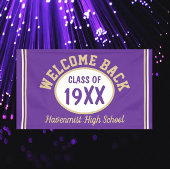 Welkomstbanner voor Reunion back Class Spandoek