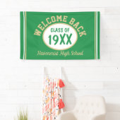 Welkomstbanner voor Reunion back Class Spandoek (Insitu)