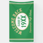 Welkomstbanner voor Reunion back Class Spandoek (Verticaal)