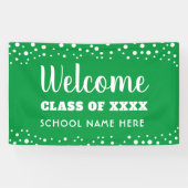 Welkomstbanner voor schoolklassen spandoek (Horizontaal)