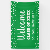 Welkomstbanner voor schoolklassen spandoek (Verticaal)