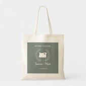 Welkomstbezoekers van het huwelijk van Oregon Dest Tote Bag (Voorkant)