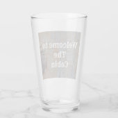 Welkomstboom van Cabin Guest Trunk Foto Wildnerhei Glas (Achterkant)