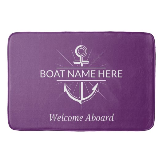 welkomstboot badmat (Voorkant)