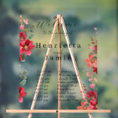 welkomstbord acryl bord (Neutraal)