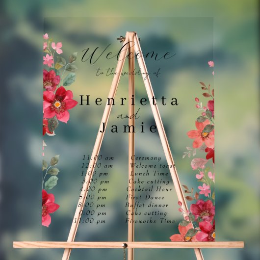 welkomstbord acryl bord (Neutraal)