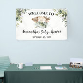 Welkomstbord Baby shower Bosdieren Banner (Beurs)