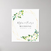 Welkomstbord Bruiloft, Bruiloft Welkomstbord, Canv Canvas Afdruk (Voorkant)