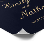 Welkomstbord goudzeemacht poster (Hoek)