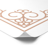 Welkomstbord met boekthema poster (Hoek)