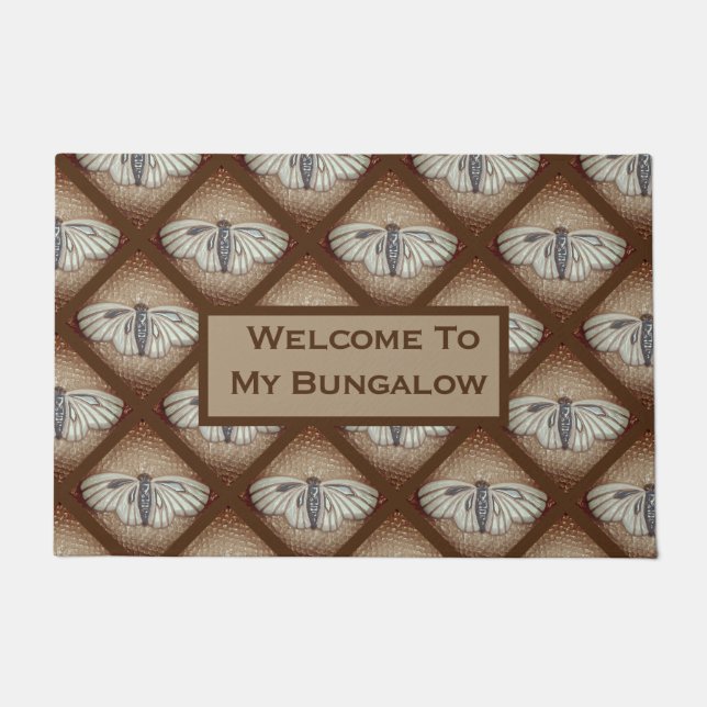 Welkomstbord met Moths Deurmat (Voorkant)