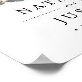 Welkomstbord Midzomer Floral Weduwschap Poster (Hoek)