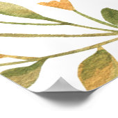 Welkomstbord pompoentrein Baby shower Poster (Hoek)