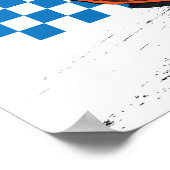 Welkomstbord van autopartij, racepartijteken poster (Hoek)