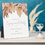 Welkomstbord van Bohemen Engagement Party Fotoplaat<br><div class="desc">Bohemian Engagement Party Welcome Entrance Sign plaque Zie bijbehorend collectie in Niche en Nest Store Veel bedankt</div>