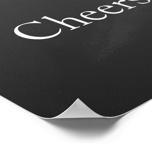 Welkomstbord van de aftredingpartij poster (Hoek)