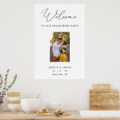 Welkomstbord van de Partij van de Overeenkomst met Poster (Keuken)