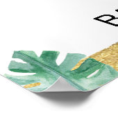 Welkomstbord van het Baby shower van de kleine kon Poster (Hoek)