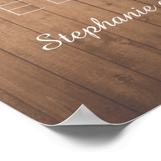 Welkomstbord van het land poster (Hoek)