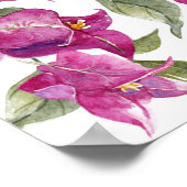Welkomstbord van het Mediterrane Bougainvillea Wed Poster (Hoek)