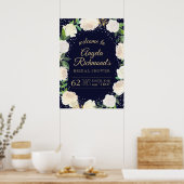 Welkomstbord van het Vrijgezellenfeest van de wint Poster (Keuken)