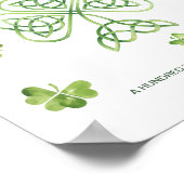 Welkomstbord van Ierse familie Poster (Hoek)