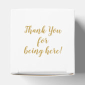 Welkomstbord van Las Vegas Elegant Gold Wedding Bedankdoosjes (Bovenkant)