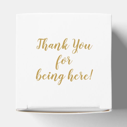 Welkomstbord van Las Vegas Elegant Gold Wedding Bedankdoosjes (Bovenkant)