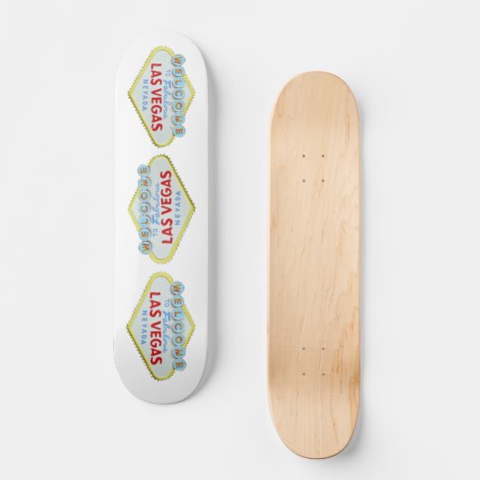 Welkomstbord van Las Vegas Skateboard (Voorkant)