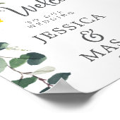 Welkomstbord van Magnolia Citrus Weddenschap Poster (Hoek)