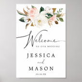 Welkomstbord van Magnolia Cotton Weddenschap Poster (Voorkant)