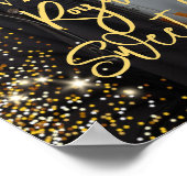 Welkomstbord van zestien partijen met foto poster (Hoek)