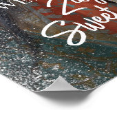 Welkomstbord van zestien partijen met foto poster (Hoek)