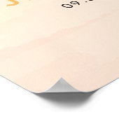 Welkomstbord voor Abriot Waterverf Weddenschap Poster (Hoek)