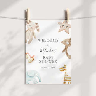 Welkomstbord voor Baby Poster