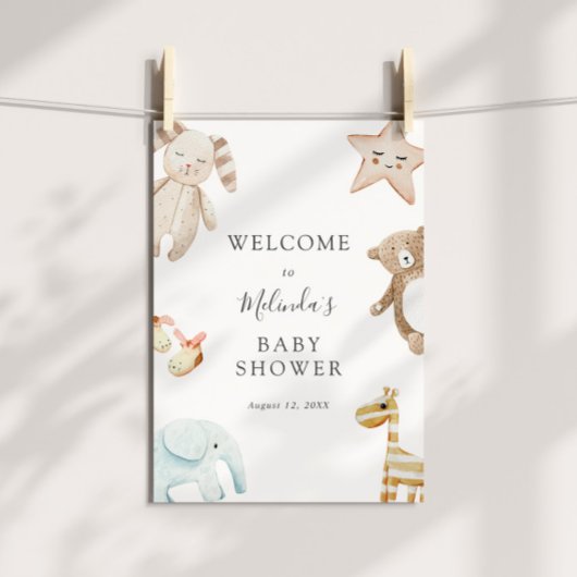 Welkomstbord voor  Baby Poster