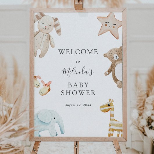 Welkomstbord voor  Baby Poster