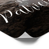 Welkomstbord voor bruiloft met foto poster (Hoek)