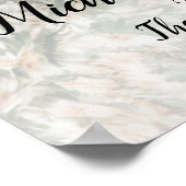 Welkomstbord voor bruiloft met foto poster (Hoek)