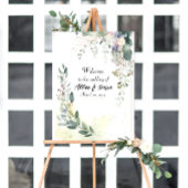 Welkomstbord voor bruiloft poster