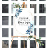 Welkomstbord voor bruiloft poster