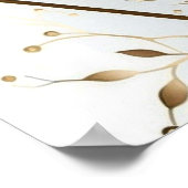 Welkomstbord voor bruiloft poster (Hoek)