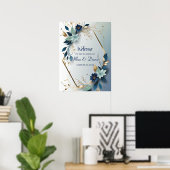 Welkomstbord voor bruiloft poster (Thuiskantoor)