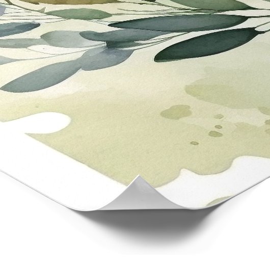 Welkomstbord voor bruiloft poster (Hoek)