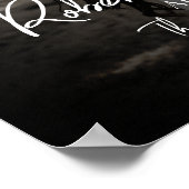 Welkomstbord voor foto-bruiloft poster (Hoek)