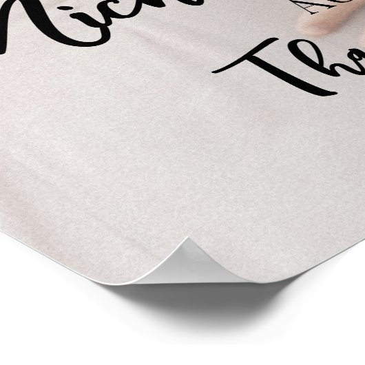 Welkomstbord voor foto-bruiloft poster (Hoek)